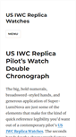 Mobile Screenshot of iwcwatches.us